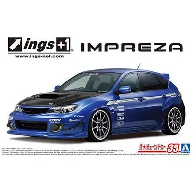 Ings Subaru GRB Impresa WRX STI 2007 1/24 by Aoshima