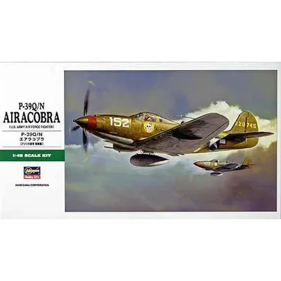 P-39Q/N Aiiacobra US Army Air Force Fighter 1/45 #JT39 by Hasegawa