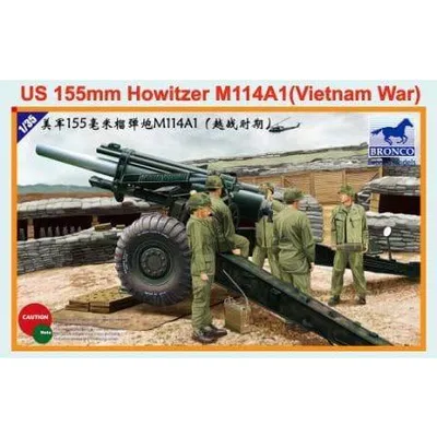 US 155mm Howitzer M114A1 (Vietnam War) 1/35 by Bronco