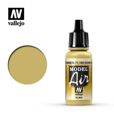 Vallejo Model Air 71.106 Ivory (RLM 05) 17mL