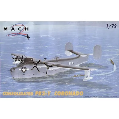 Consolidated PB2-Y Coronado w/ resin undercarriage set 1/72 by Mach 2 (PREOWNED)