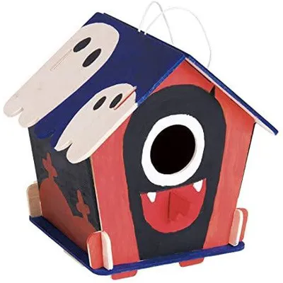 Wooden Bird House by Robotime