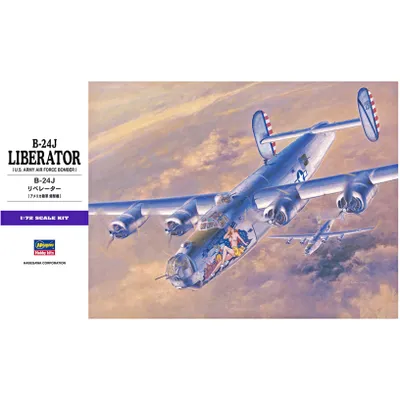 B-24J Liberator US Army Air Force Bomber 1/72 #01559 by Hasegawa