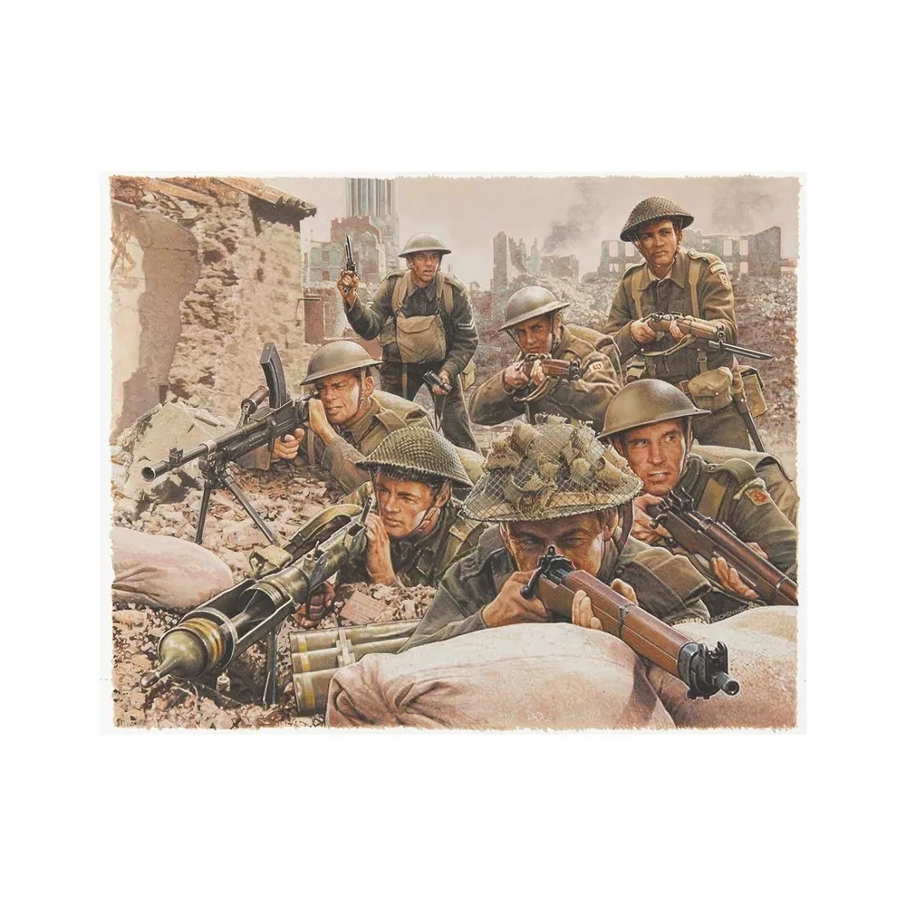 WWII British Infantry 1/76 #00763 by Airfix