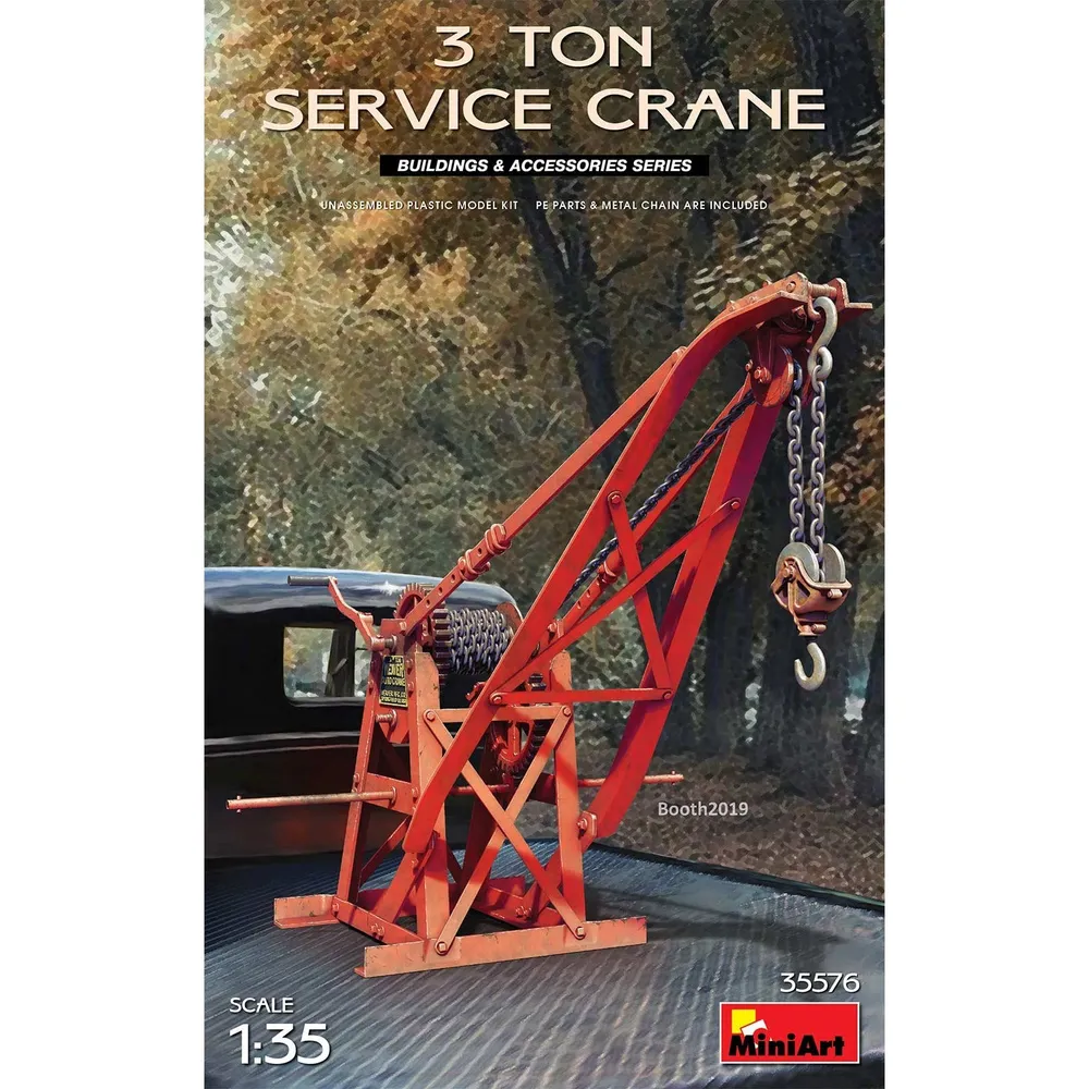 3 Ton Service Crane #35576 1/35 Detail Kit by MiniArt