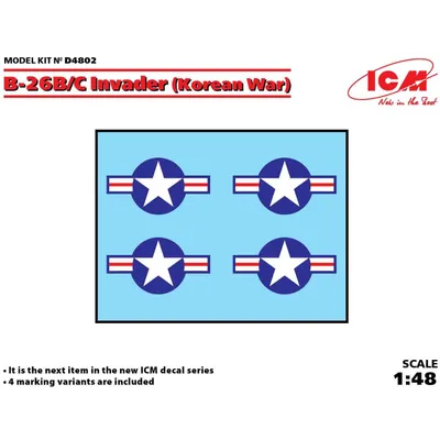 1/48 ICM Decals for B-26B/C (Korean War)