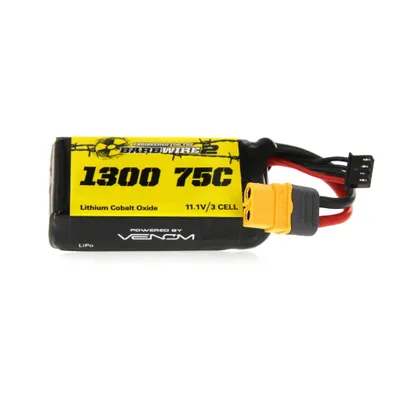 Venom Marine 1300mAh 3S 11.1V 75C LiPo XT60 Plug Soft Case