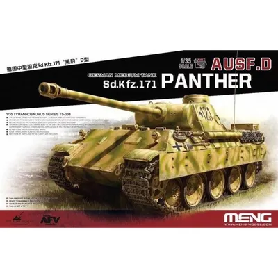 German Medium Tank Sd.Kfz.171 Panther AUSF.D 1/35 by Meng