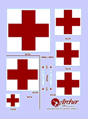 1/48 US Ambulance Markings