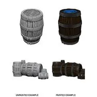 D&D Unpainted Mini - Barrel/Pile of Barrels 73361