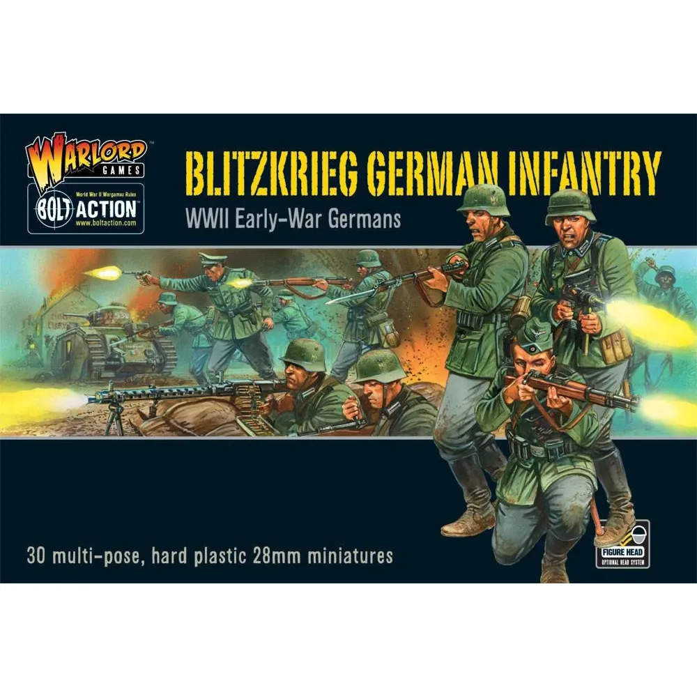 Bolt Action Blitzkrieg German Infantry 28mm WLG-402012012 by Warlord Games