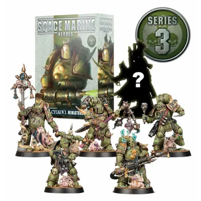 Space Marine: Heroes Series 3 Death Guard Blind Box - Contains 1 Random Figure