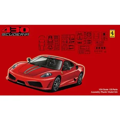 Ferrari F430 Challenge "Sena" 28 1/24 Model Car Kit #FU012361 by Fujimi