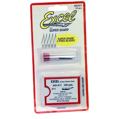 Excel Pointed Blade-B11 100 Pack EXC22611