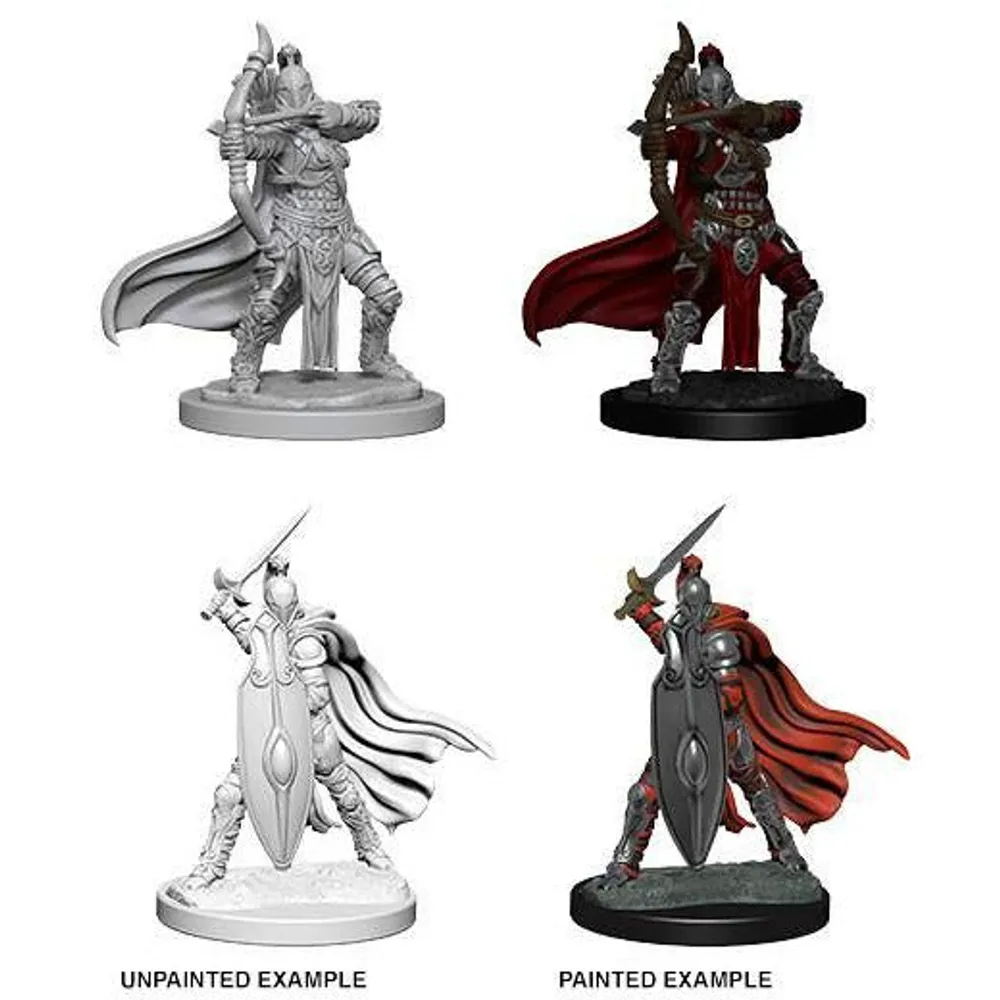 D&D Unpainted Mini - Female Knights / Grey Maidens 73425