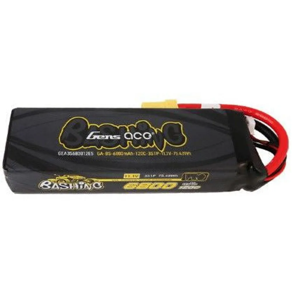 Gens Ace 3S Bashing Pro LiPo Battery Pack 120C (11.1V/6800mAh) w/EC5 Connector GEA3S680012E5