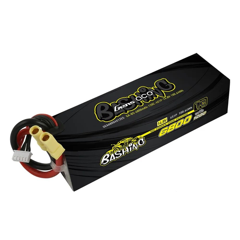 Gens Ace Bashing 6800mAh 4S1P 14.8v 120C LiPo EC5 Plug