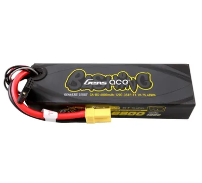 Gens Ace G-Tech Smart 3S Bashing Series Hardcase LiPo Battery 120C (11.1V/6800mAh) w/EC5 Connector - GEA683S12E5GT