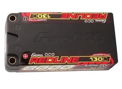 Gens Ace Redline 1S LiHV LiPo LCG Battery 130C (3.8V/8000mAh) w/5mm Bullets - GEA80001S13D5