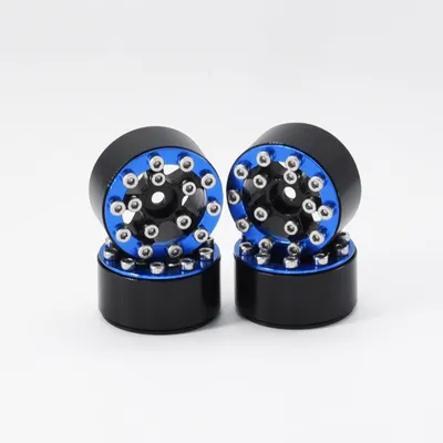 Wheels (4): 1.0" Beadlock CNC Aluminum - HDTSCX24-40