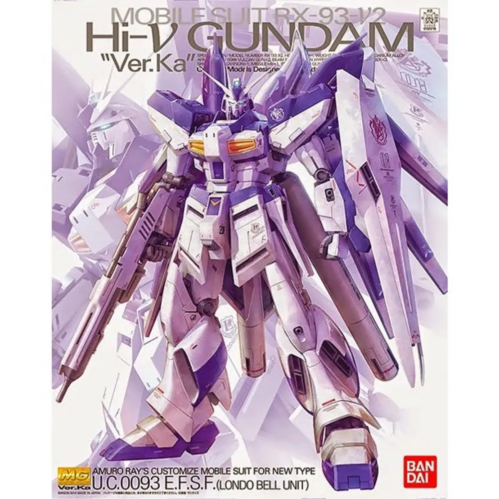 MG 1/100 RX-93-v2 Hi Nu Gundam Ver. Ka #5061591 by Bandai