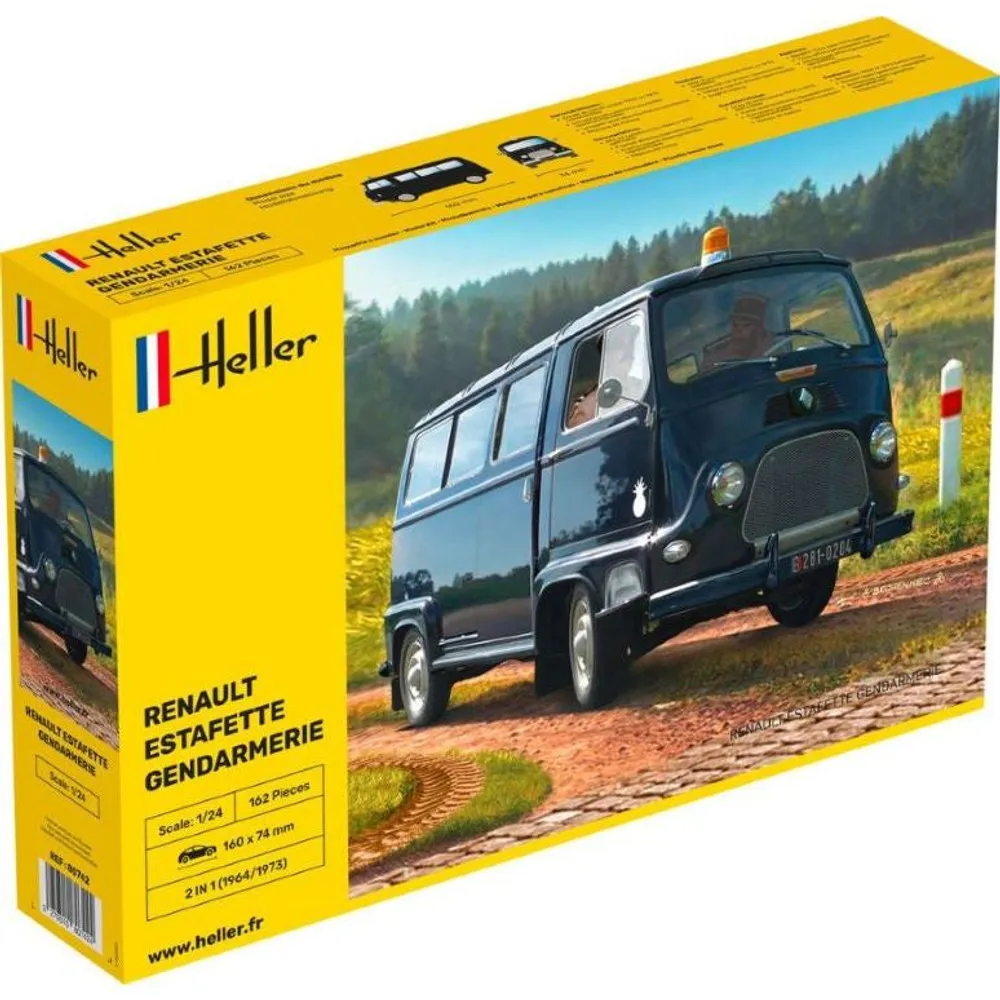 Renault Estafette Police Utility Van 1/24 #80742 by Heller