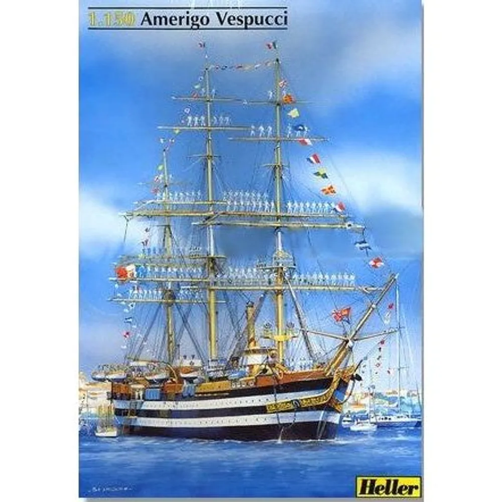 Amerigo Vespucci Sailing Ship 1/150 #80807 by Heller