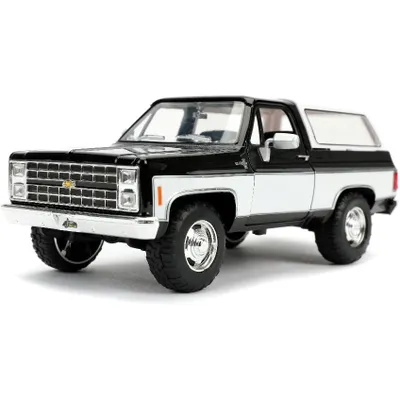 Jada Just Trucks 1980 Chevy K5 Blazer Stock Glossy Black 1/24 #31592