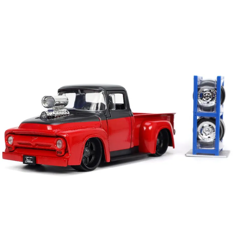 Jada Just Trucks 1956 Ford F-100 Pickup with Rack 1/24 #33019