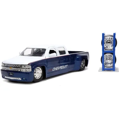 Jada Just Trucks 1999 Chevy Silverado Dooley with Rack 1/24 #33026