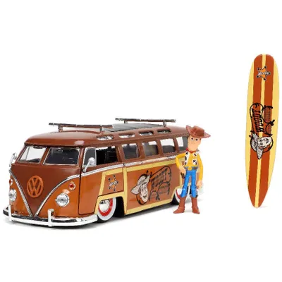 Jada Hollywood Rides Disney 1962 VW Bus with Woody 1/24 #33176