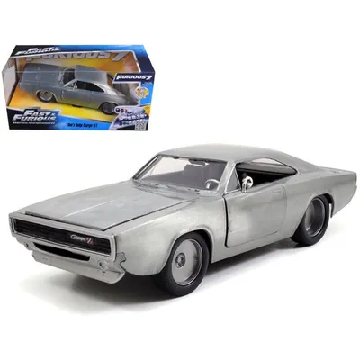 Jada Fast & Furious 1968 Dodge Charger R/T - Bare Metal 1/24 #97336