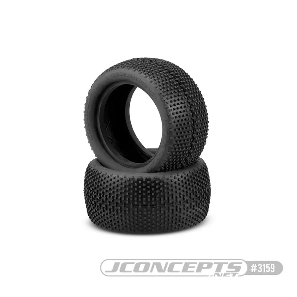 JConcepts Double Dee's V2 2.2" Rear Buggy Tires (2) (Green) JCO3159-02