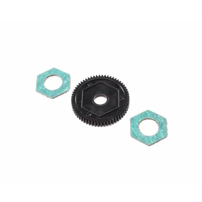 LOS212016 Spur Gear w/Slipper Pads 60T 0.5M Mini-T 2.0