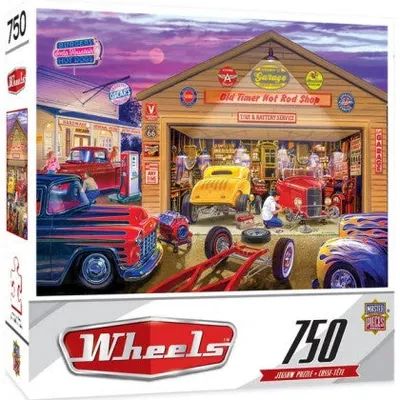 Master Pieces Wheels: Old Timer's Hot Rods Puzzle (750pc)