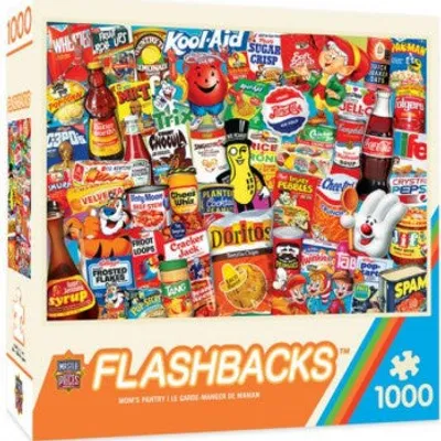 Master Pieces Flashbacks: Mom's Pantry Collage Puzzle (1000pc)
