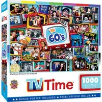 Master Pieces TV Time: 1960s Shows Collage Puzzle (1000pc)