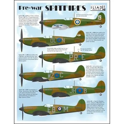 Pre-War Spitfire Decals 1/ by Iliad Design