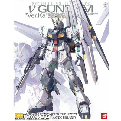 MG 1/100 RX-93 v (Nu) Gundam Ver Ka #5055454 by Bandai