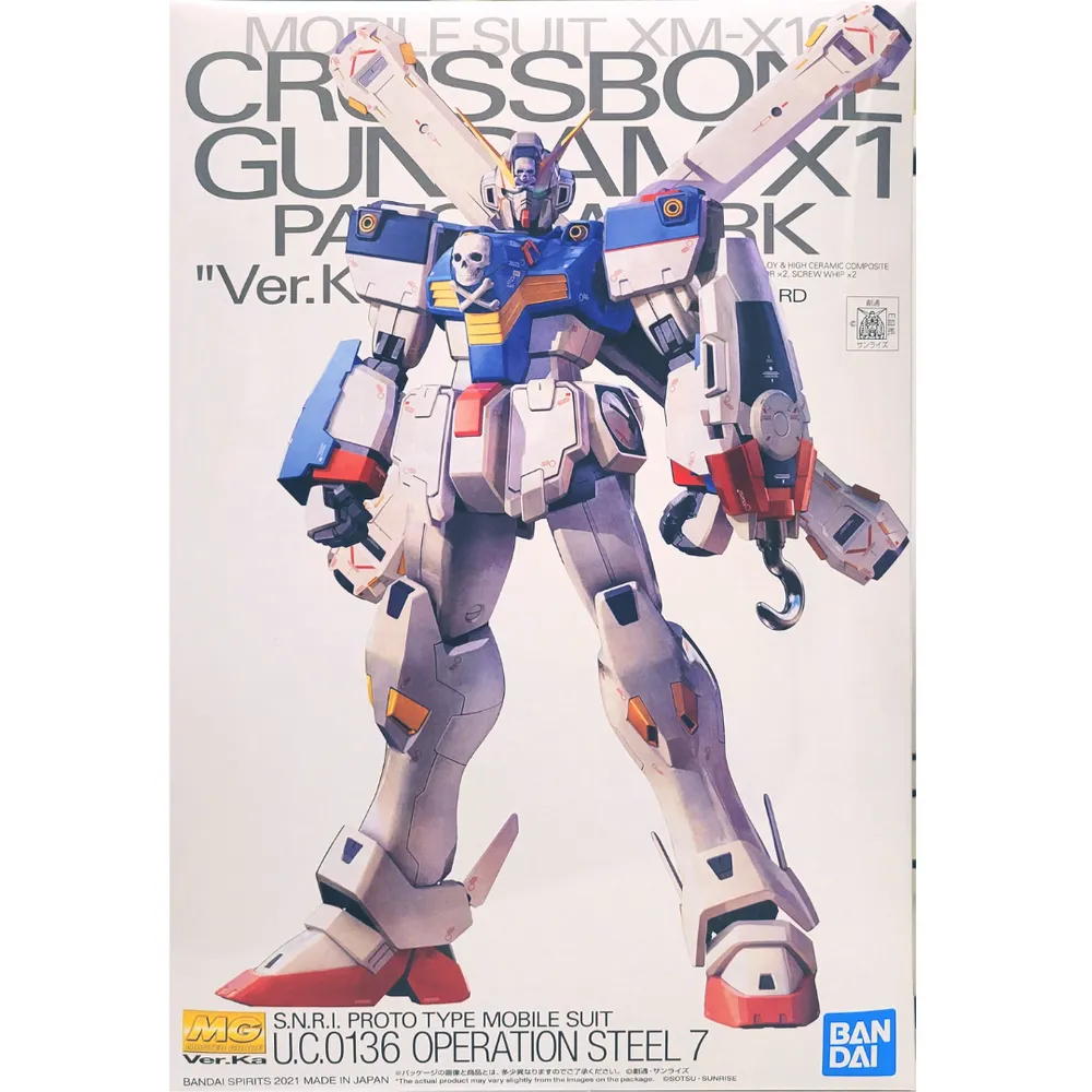 MG 1/100 XM-M1 Crossbone Gundam X1 (Patchwork) Ver. Ka #5061687 by Bandai