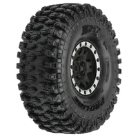 PRO10128-12 Hyrax 1.9" Tires w/Impulse Wheels (Black/Silver) (2) (Predator) w/12mm Hex