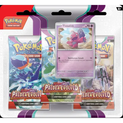 Pokemon Scarlet and Violet Paldea Evolved 3pk Blister