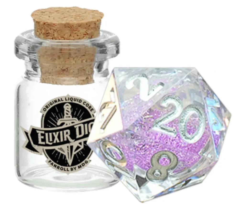 Fanroll Liquid Dice Individual D20 - Sorcerous Swirl