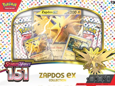 Pokemon Scarlet and Violet 151 Zapdos Ex Collection