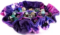 Velvet Dice Bag Compartment W/ Pockets Nebula