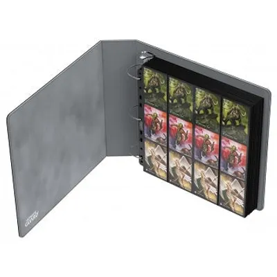 Ultimate Guard Premium Trading Card Album Quad Row Xenoskin Black