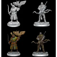 D&D Unpainted Mini - Orc Ranger Male 90484