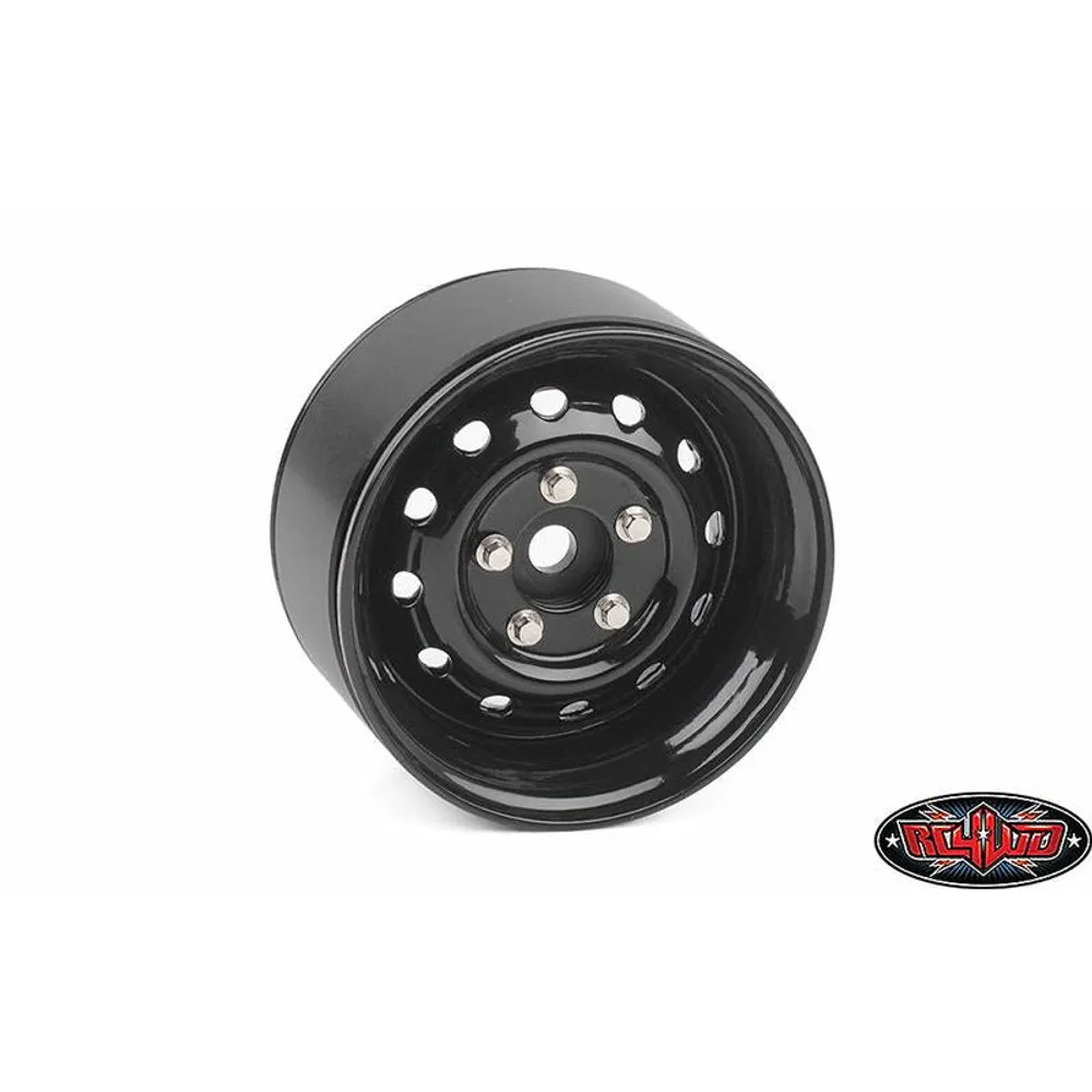 RC4WD Heritage Edition Stamped Steel 1.9 Wheels (Black) RC4Z-W0340