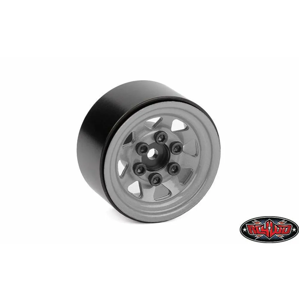 Stamped Steel 1.0" Stock Beadlock Wheels (Plain) (4)