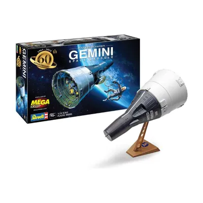 Gemini Space Capsule 60th Anniversary Edition (Exclusive Ltd Run) 1/24 #3705 by Revell